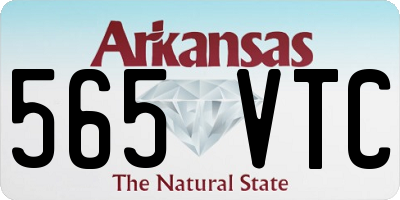AR license plate 565VTC