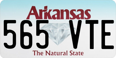 AR license plate 565VTE