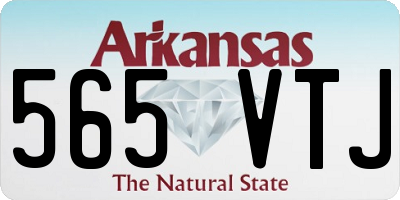 AR license plate 565VTJ