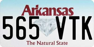 AR license plate 565VTK