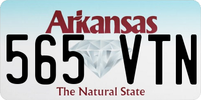 AR license plate 565VTN