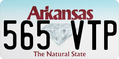 AR license plate 565VTP