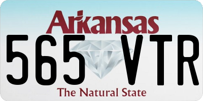 AR license plate 565VTR