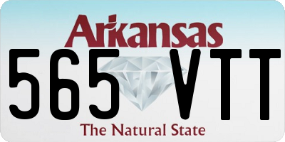 AR license plate 565VTT