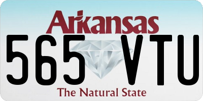 AR license plate 565VTU