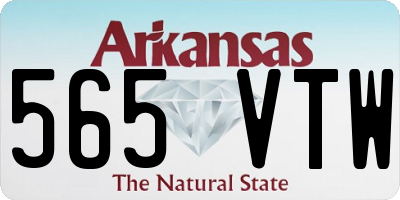 AR license plate 565VTW