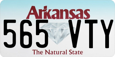 AR license plate 565VTY