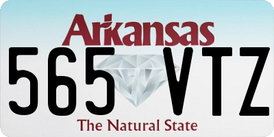 AR license plate 565VTZ