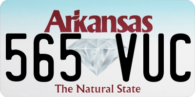 AR license plate 565VUC