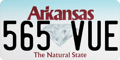 AR license plate 565VUE