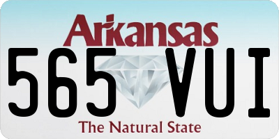 AR license plate 565VUI