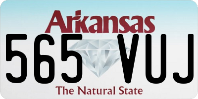AR license plate 565VUJ