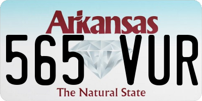 AR license plate 565VUR