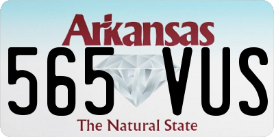 AR license plate 565VUS