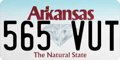 AR license plate 565VUT