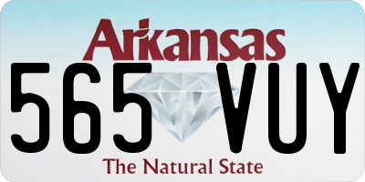 AR license plate 565VUY
