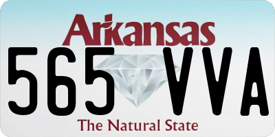 AR license plate 565VVA