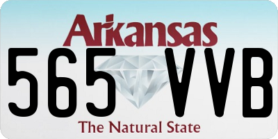 AR license plate 565VVB