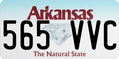 AR license plate 565VVC