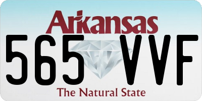 AR license plate 565VVF