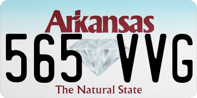 AR license plate 565VVG