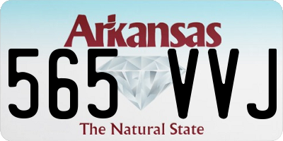 AR license plate 565VVJ