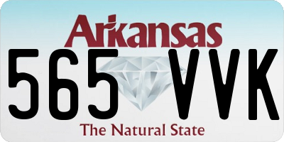AR license plate 565VVK