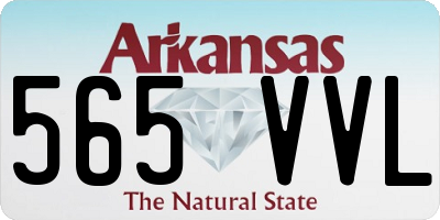 AR license plate 565VVL