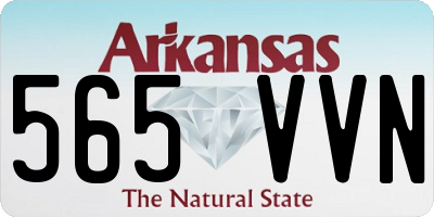 AR license plate 565VVN