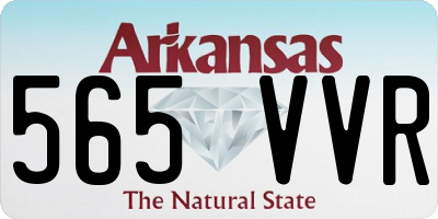 AR license plate 565VVR