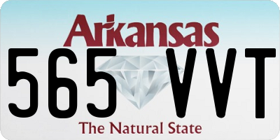 AR license plate 565VVT