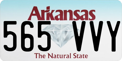 AR license plate 565VVY