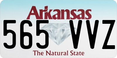 AR license plate 565VVZ
