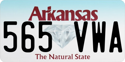 AR license plate 565VWA