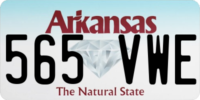 AR license plate 565VWE