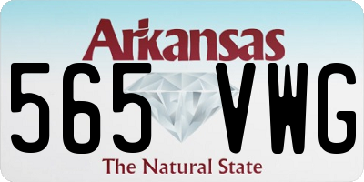 AR license plate 565VWG