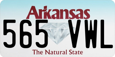 AR license plate 565VWL