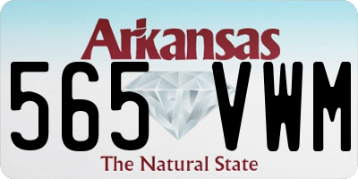 AR license plate 565VWM