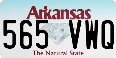 AR license plate 565VWQ