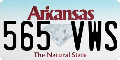 AR license plate 565VWS