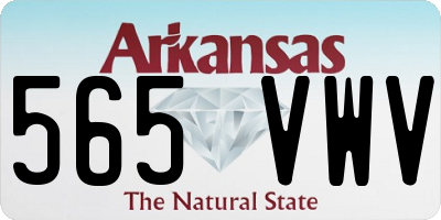AR license plate 565VWV