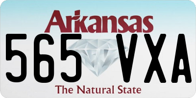 AR license plate 565VXA