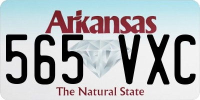 AR license plate 565VXC