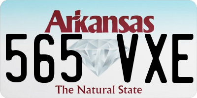 AR license plate 565VXE
