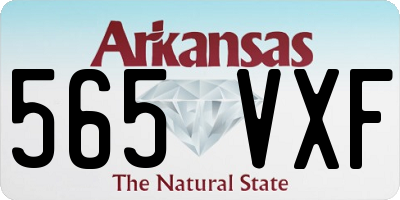 AR license plate 565VXF