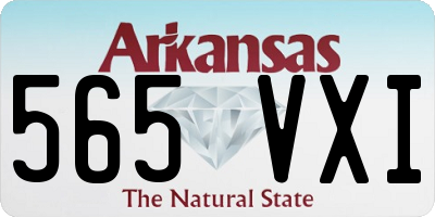 AR license plate 565VXI