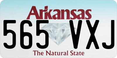 AR license plate 565VXJ