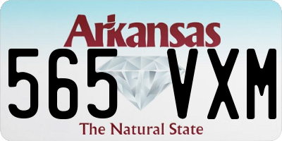 AR license plate 565VXM