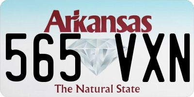 AR license plate 565VXN