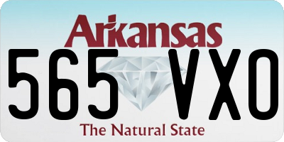 AR license plate 565VXO